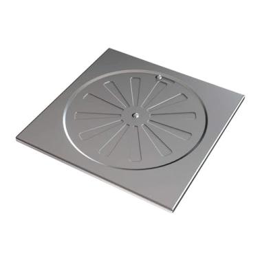 Imagem de Docol Ralo Quadrado 15cm Inox 304