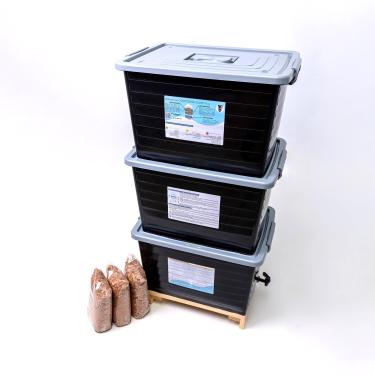 Imagem de Composteira Doméstica Minhocário 150 L Nature - Produza seu próprio adubo orgânico