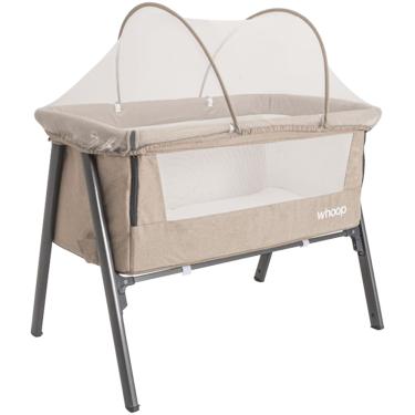 Imagem de Berço para Bebe Co-leito Lado a Lado Kiddo Lazy Capuccino