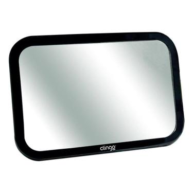 Imagem de Espelho Retrovisor Retangular Carro P/ Ver o Bebe Clingo