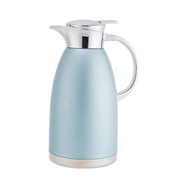 Imagem de Garrafa térmica de café isolada a vácuo de aço inoxidável 304 com isolamento a vácuo, jarro térmico de água de camada dupla, cafeteira, chaleira, casa, escritório, garrafa térmica a vácuo (tamanho