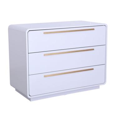 Imagem de Cômoda Wave 3 Gavetas  Branca