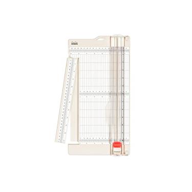 Imagem de Bira Craft Aparador e marcador de papel com braço oscilante, base de 30,5 x 15,2 cm, aparador de artesanato, acabamento e quadro de pontuação, para cupons, papel artesanal e foto