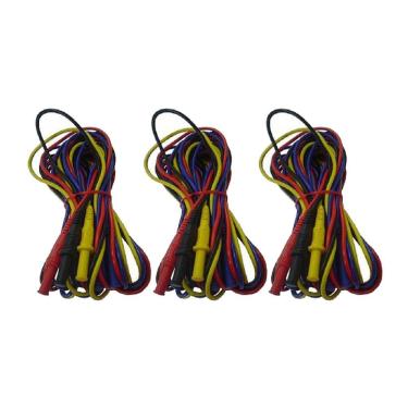 Imagem de Kit 3 Conjunto Ponta Garra Jacaré Utilizada Analisador Energia Ae-200 Instrutherm