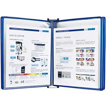 Imagem de Pasta de arquivo da aleta da página da loja do armário de arquivo, tipo de suspensão do livro de instruções de trabalho padrão fixado na parede, g