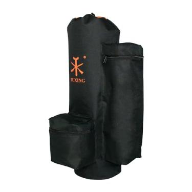 Imagem de TUXING Tanque de fibra de carbono Pcp, tanque de ar de paintball e bolsa para transporte de cilindros Mochila (6,8L/9L)