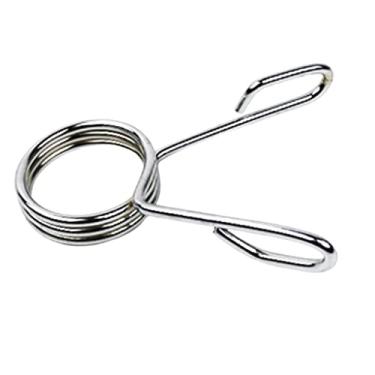 Imagem de Milageto Grampo de barra de aço padrão de 50 mm para barra de barra - prata, 3 anéis