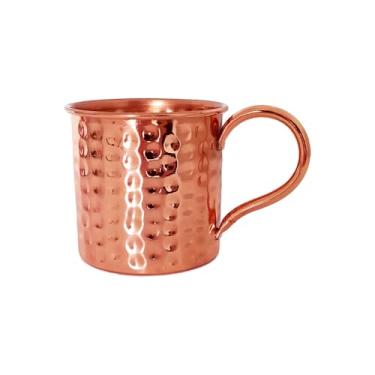 Imagem de Caneca De Cobre Puro Moscow Mule 350ml Sem Verniz Cor Cobre Puro Sem Verniz