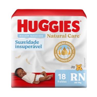 Imagem de HUGGIES Fralda Infantil Huggies Natural Care C/18 Jumbinho Rn