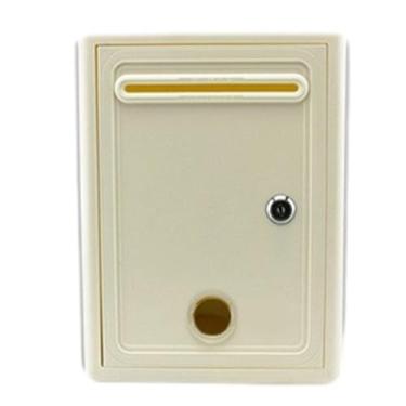 Imagem de IEUDNS Sugestão caixa de carta para escritório em casa, sala de aula, caixa de bilhete com slot e bloqueio, caixa de doação, caixa de comentários, branco