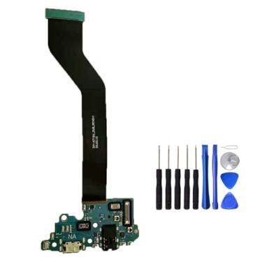 Imagem de UPONEW Para Samsung Galaxy A71 5G A716 Porta de carregamento USB Dock Connector Board Flex Peça de substituição com ferramenta de abertura 11 peças