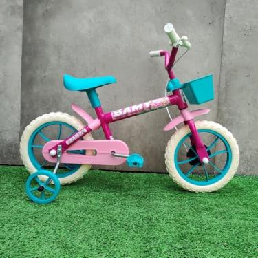Imagem de Bicicleta Aro 12 Feminina (Rosa e Turquesa)