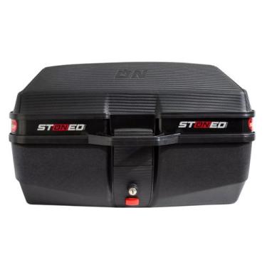 Imagem de Bau Moto Bauleto Stoned 52 Litros C/ Base Universal Traseiro