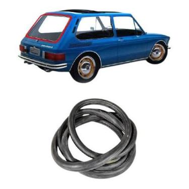 Imagem de Borracha Vidro Traseiro Vigia Brasilia Todas Sem Friso - Disk Bor