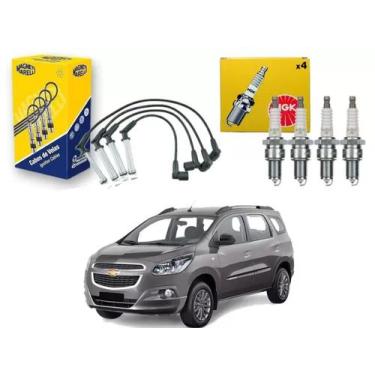 Imagem de Kit vela Ngk cabo Magneti - chevrolet spin 1.8 8v 2012 a 2016 - NGK/Ma