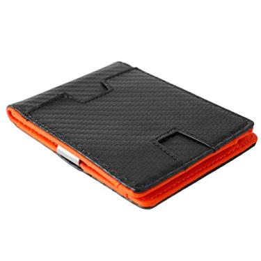 Imagem de Carteira de Couro PU Akozon para Homens, Bolsa Elegante para Porta-cartões de Notas, Tecnologia Protetora de Bloqueio de RFID, Adequada para Trabalho de Escritório e Viagens