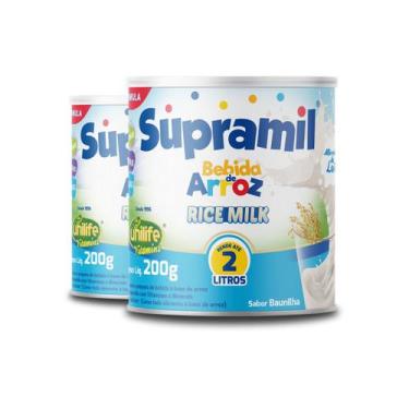 Imagem de Kit 2 Bebida de Arroz Kids Supramil Unilife 200g