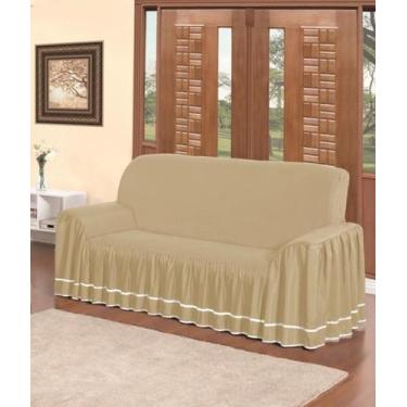 Imagem de Capa De Sofa 2 Lugares Super Luxo Dália Lindas Cores - BOB SHOP BORDAD