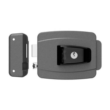 Imagem de Fechadura Elétrica Reversível AGL Al100r 12V 42mm Cinza