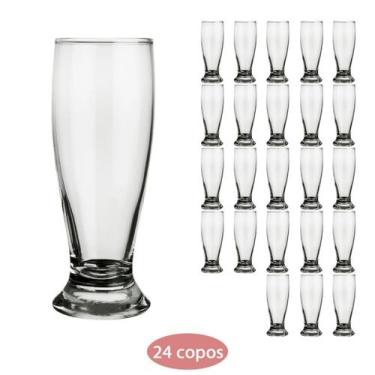 Imagem de Jogo 24 copos 300ml Vidro Tradicional Nadir Bar Chopinho - NADIR FIGUE