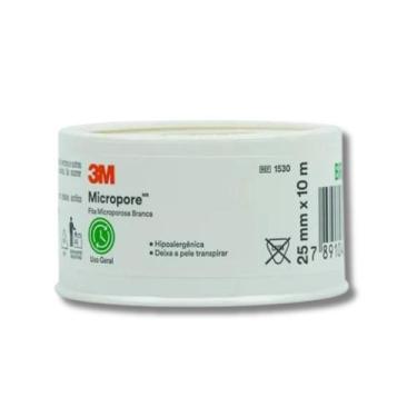 Imagem de Fita Micropore Branco 2,5cm x 10m 1530 3M