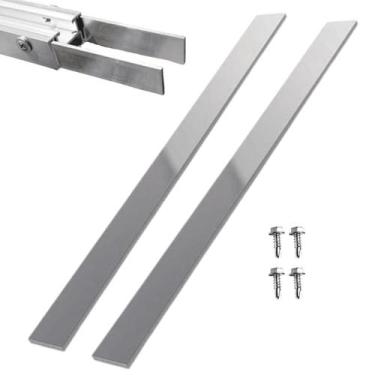 Imagem de Emenda Par Junção Perfil H Barra Trilho Placa Painel Solar - Perfil Ma