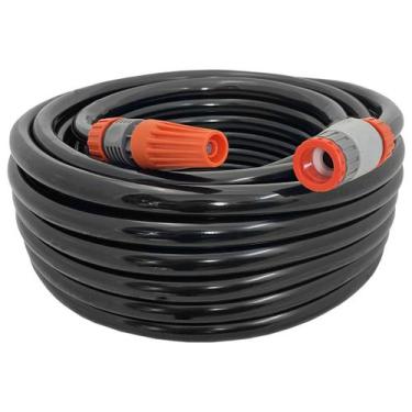 Imagem de Kit Mangueira de Jardim Siliconada Esguicho e Engate 15m - Pinelo