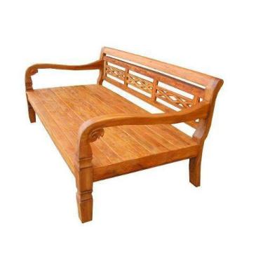 Imagem de Banco Leito Xis Em Madeira De Demolição - Cód 1224 - Barrocarte