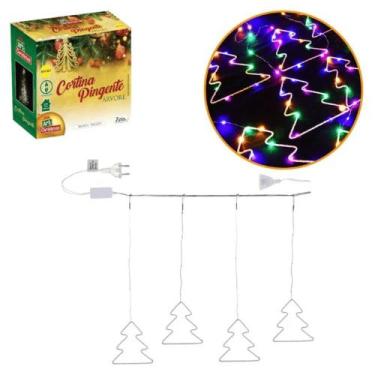 Imagem de Cortina Pingente Arvore Colorido 108 Leds 4M Bivolt - ZEIN