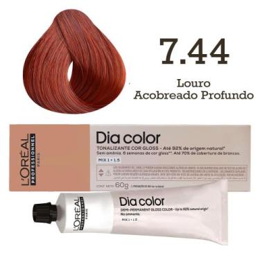 Imagem de Tonalizante Dia Color 7.44 Louro Acobreado Profundo L'Oréal - L'oreal 