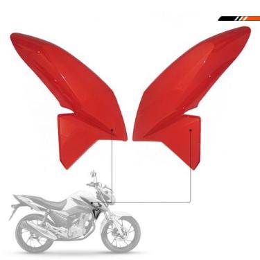 Imagem de Carenagem Protetor Par Aba do Tanque Titan 160 2016-2017-2018-2019-202