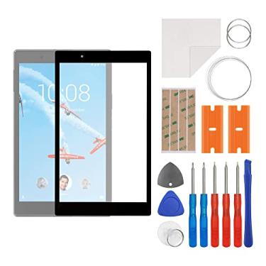 Imagem de SWARK Substituição da lente do painel externo de vidro frontal + OCA compatível com TAB 4 8.0 8504 TB-8504X TB-8504F (sem tela LCD e digitalizador de toque) com kit de reparo