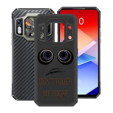 Imagem de KJYFOANI Capa para Oukitel WP30 Pro, capas de proteção antiarranhões pretas à prova de choque, capa de proteção antiarranhões com queda de 360°, capa fina de silicone macio ultrafina para Oukitel WP30 Pro (6,7 polegadas) - Não toque