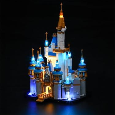 Imagem de MENZAVA LED Light Set Compatible with 40478 Mini Disney Castle Building Blocks Model - Model Set NOT Included