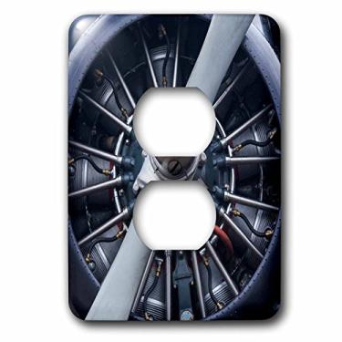 Imagem de 3dRose Hélice de avião flutuante LSP_210151_6, Alaska. 2 plugues de saída