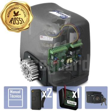 Imagem de Kit Motor Rossi 1/4CV Dz Nano Turbo 2 Control 1 Txcar Portão Eletrônic