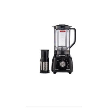 Imagem de Liquidificador portátil Mondial Turbo Power L-99 2.2 L preto Com Jarra