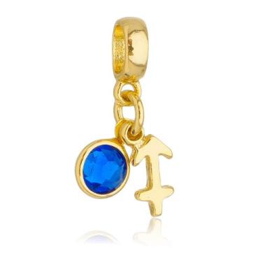 Imagem de Berloque Signo Sagitário Banhado a Ouro 18k - Work Semijoias