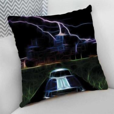 Imagem de Almofada Decorativa 25x25 Personalizado Carro Tunado Tunnig Raios Azul