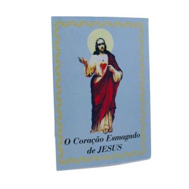 Imagem de Folheto Coração Esmagado de Jesus - Divina Misericordia