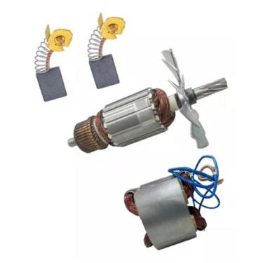 Imagem de Induzido, Bobina, Carvão P/ Serra Circular Makita 5900b 220v - Bolte