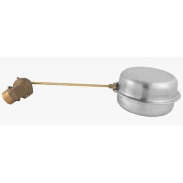 Imagem de Torneira bóia vazão total 3/4 polegadas para água quente balão inox. -