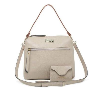 Imagem de Kit Bolsa Saco Alça de Mão + Transversal Removível + Carteira Willibag
