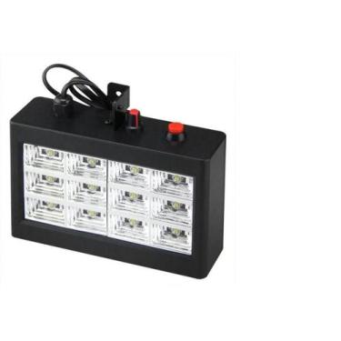 Imagem de Strobo 12 Leds 15w Room Sensor Rítmico Luz Branca Automático - LIG LIG