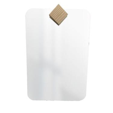 Imagem de Espelho Decorativo Aplique Pinus Quadrado 60X40 Cm Retangular   - e2g 