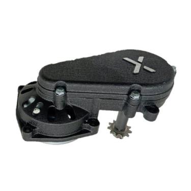 Imagem de Caixa Transmissão Eixo Longo Mini Moto Mxf Ferinha 49cc 2t - FUNX