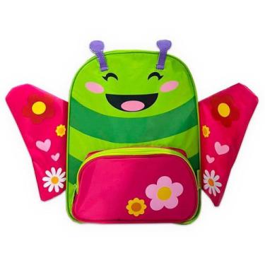 Imagem de Mochila De Costas Borboleta Pet Verde Creche - Winth - Macrozao