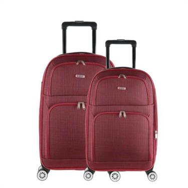 Imagem de Conjunto de Malas de Viagem Conexão (P + M) - Tonin, Vermelho