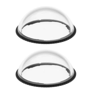 Imagem de The Lord of the Tools 2 peças de proteção de lente padrão de plástico protetor de lente removível compatível com acessórios de câmera de ação Insta360 X4