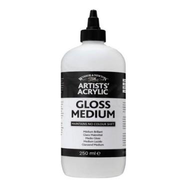 Imagem de Auxiliar Médium Acrílico Gloss Profissional 250ml Winsor - Winsor & Ne